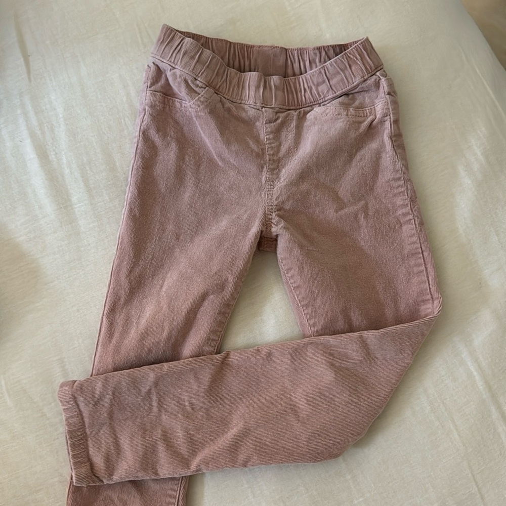 H&M girls pink skinny corduroy 5T